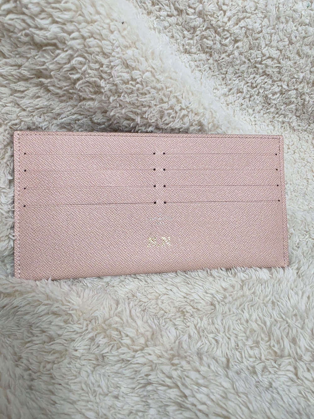 Authentic Louis VUITTON Pink Cardholder Wallet Epi LEATHER